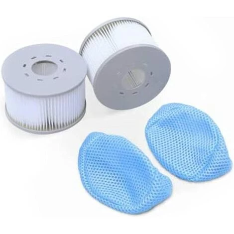 OSQI Lot De 6 Sacs En Maille Pour Filtre De Piscine MSpa, Filtre De Piscine Gonflable, Cartouches De Spa, Filet De Protection 10,5 X 6,8 Cm – Image 2