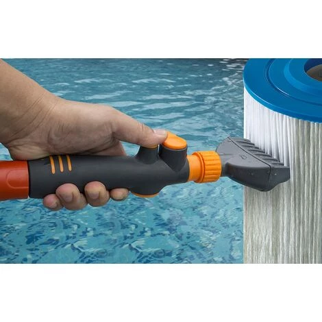 OSQI Nettoyant à Cartouche De Qualité Supérieure Pour Piscine Et Spa Qui élimine Les Débris Et La Saleté Des Filtres De Piscine En Quelques Secondes Nettoyant à Cartouche De Piscine Durable Et Robuste Qui Fournit De L'eau Propre Aujourd'hui ! (1) – Image 2