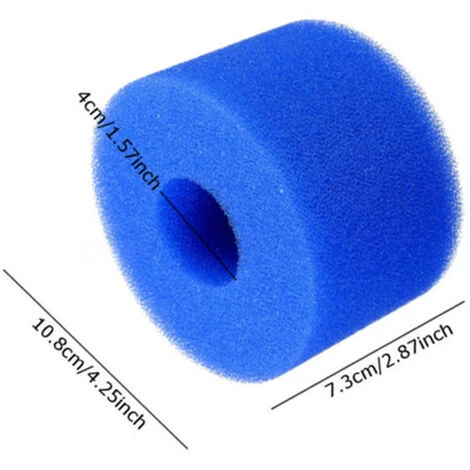 HELLO KITTY BAIN Eponge Filtrante Bleue Eponge Cylindrique Eponge Filtrante En Forme De Tube – Image 2
