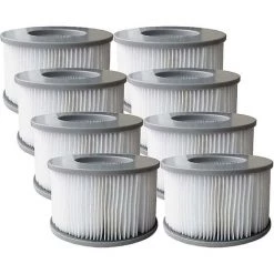 DECKON Pack De 8 Cartouches Filtrantes De Remplacement Pour Piscine Gonflable Mspa, Jacuzzi