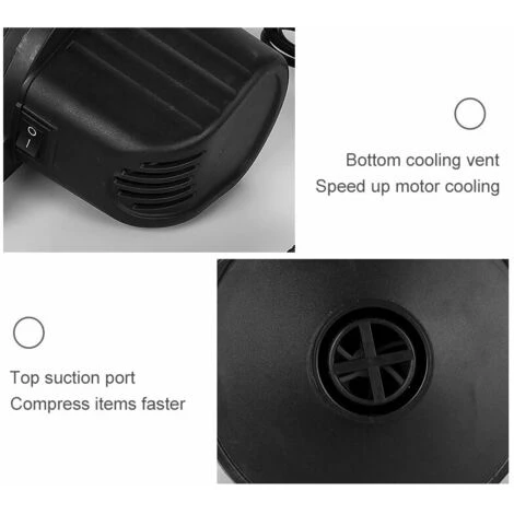 MERéTéET Pompe Piscine Intex 240V, Petite Pompe à Air Domestique,Pompe Electrique De Camping Filtre à Sable , Pompe Piscine Avec 3 Buses – Image 4