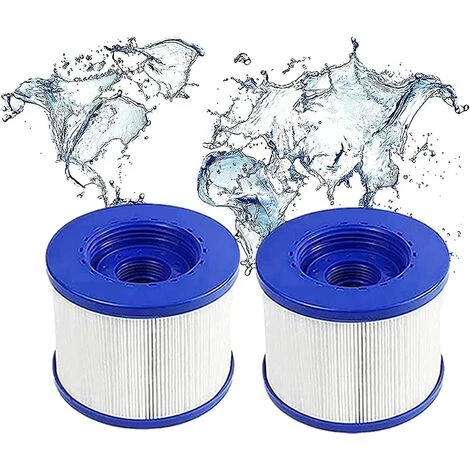 LINKLIFE™ Cartouche Filtre à Vis Pour SPA Gonflable ( Pas De Vis 60mm ) LOT De 2