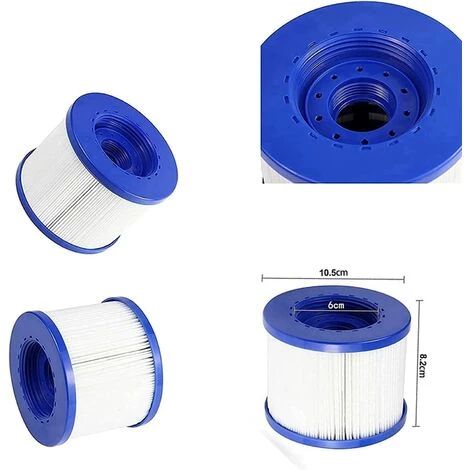 LINKLIFE™ Cartouche Filtre à Vis Pour SPA Gonflable ( Pas De Vis 60mm ) LOT De 2 – Image 3