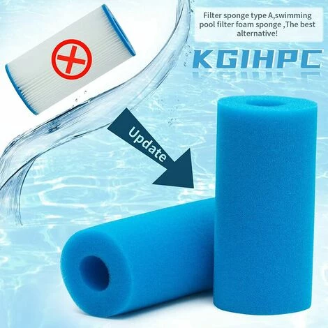 KAEJYIUT Filtre éponge Type A, Filtre Piscine En Mousse, Filtre Mousse Piscine Filtre éponge Pré-Filtre Mousse Cartouche éponge Lavable, Réutilisable. (4 Pièces) â Image 5