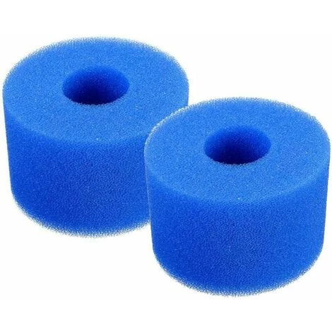 KAEJYIUT Lot De 2 Cartouches De Filtre En Mousse Réutilisables Pour Piscine Type Intex S1 – Image 2