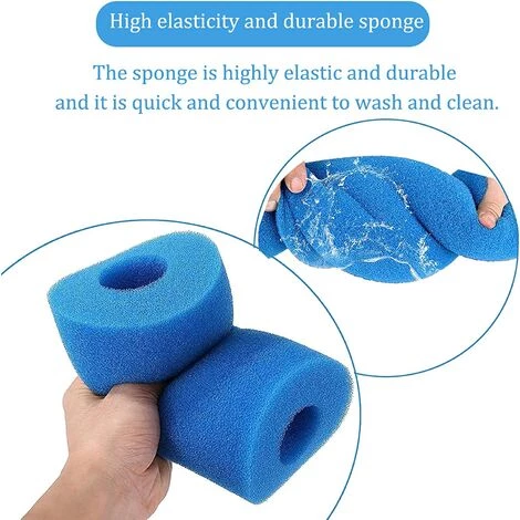 JUNJUN Éponge Filtrante De Type A, Filtre Éponge De Type A, Filtre En Mousse De Piscine Filtre À Cartouche Éponge Lavable Pour Piscine (2 Pièces) – Image 5