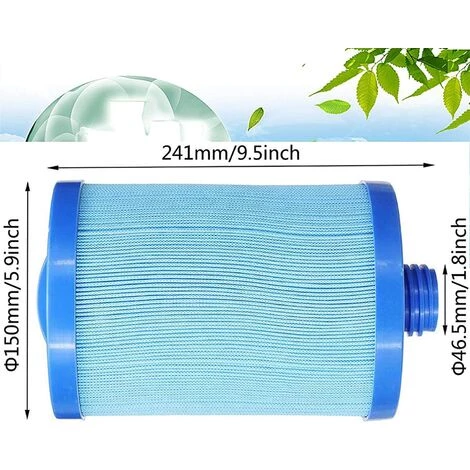 JUNJUN Filtre De Spa, Filtre 2 Pièces, Filtre De Rechange Pour Jacuzzi, Bain À Remous Professionnel – Image 2