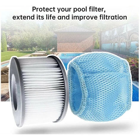 FVO Filtre De Piscine Sac En Filet Pour MSpa Spa Filtre De Piscine Filtre De Piscine Gonflable Pour Modèles 2020-2 Pièces – Image 4