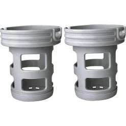 WAHAISON 2 Bases Cartouches Filtrantes Pour Piscines Gonflables MSPA - Adaptateur De Base Vissable Pour Cartouche Filtrante MSPA - Kit De Mise à Niveau - Filtre Pour Sous-marins Et Spa Chauds