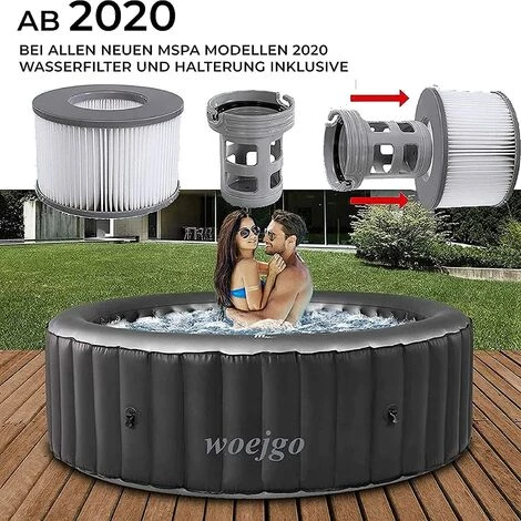 KARTOKNER 4 Filtres + 4 Bases Cartouches Filtrantes Pour Piscines Gonflables MSPA - Adaptateur De Base Vissable Pour Cartouche Filtrante MSPA - Kit De Mise à Niveau - Filtre Pour Sous-marins Et Spa Chauds – Image 3