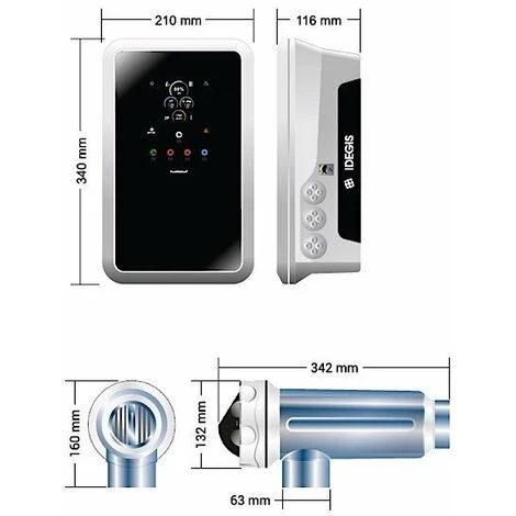 Chlorinateur Au Sel IDEGIS Domotic 2 | Modèle: DOMOTIQUE D-42 S2 – Image 3