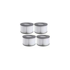 FLYME Cartouches Filtrantes Pour MSpa Whirlpoo Filtre De Piscine, Filtre Spa Cartouche De Filtre De Piscine, Lot De 4