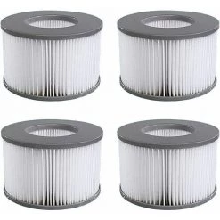 Cisea Filtre Spa Lite Pour Mspa,filtre Pour Mspa Lite, Pour MSPA Whirlpool Filter - Cartouches Filtrantes Pour Sous - Bateaux Et Spa Chauds - Modèle à Partir De 2020 (4pcs)