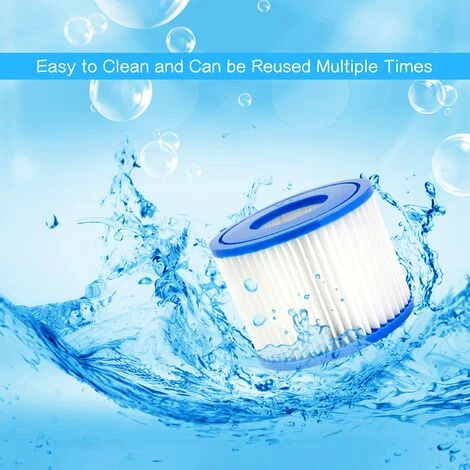 BRIDAY Filtre Filtre VI Pour Bestway, Filtre De Bain à Remous, Filtre De Piscine Pour Paris, 2 Filtres – Image 5