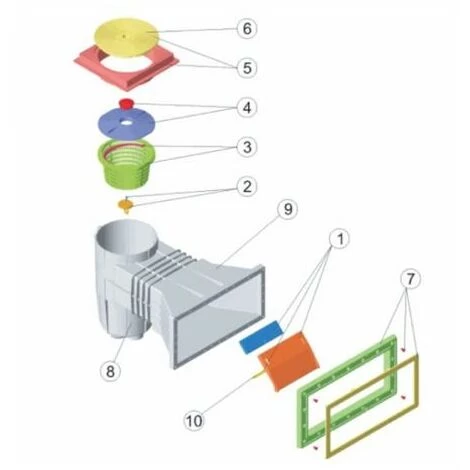 ASTRALPOOL Skimmer Gris Anthracite Pour Piscine Béton Et Liner – Image 3